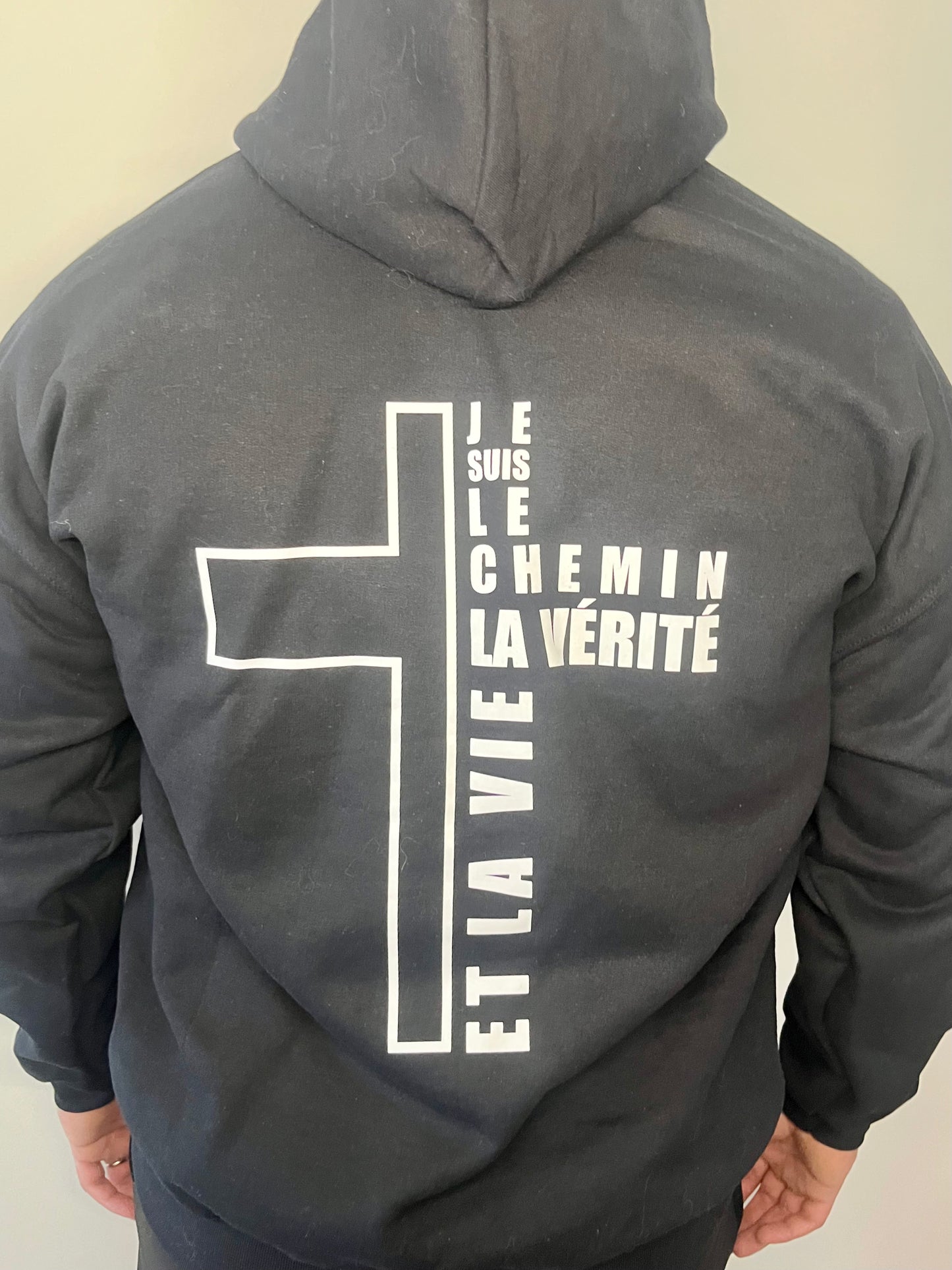 Sweat-shirt noir "Création Consacrée"