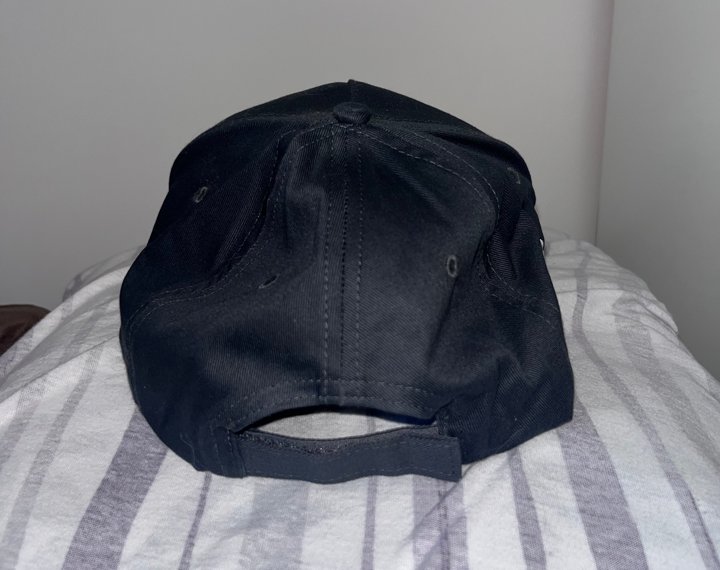 Casquette Croix Brodée Noir