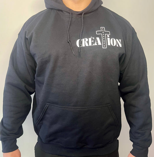 Sweat-shirt noir "Création Consacrée"