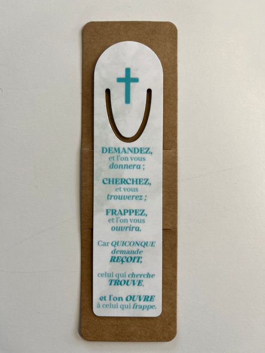 Marque page en aluminium