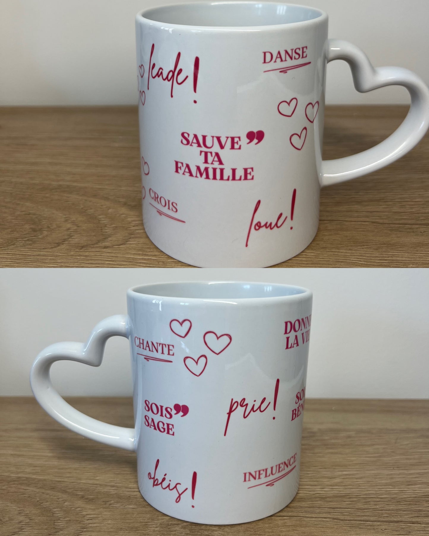 Mug "Prie, Chante, Bénis"