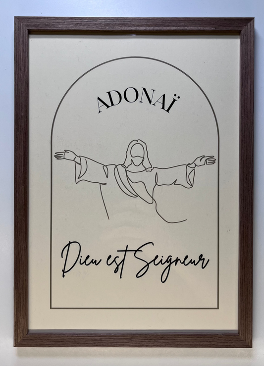 Cadre "ADONAÏ"