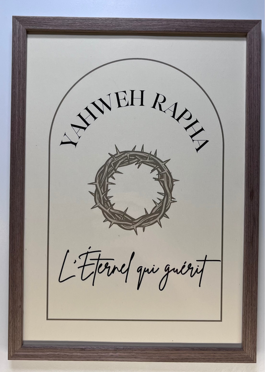 Cadre "YAHWEH RAPHA"