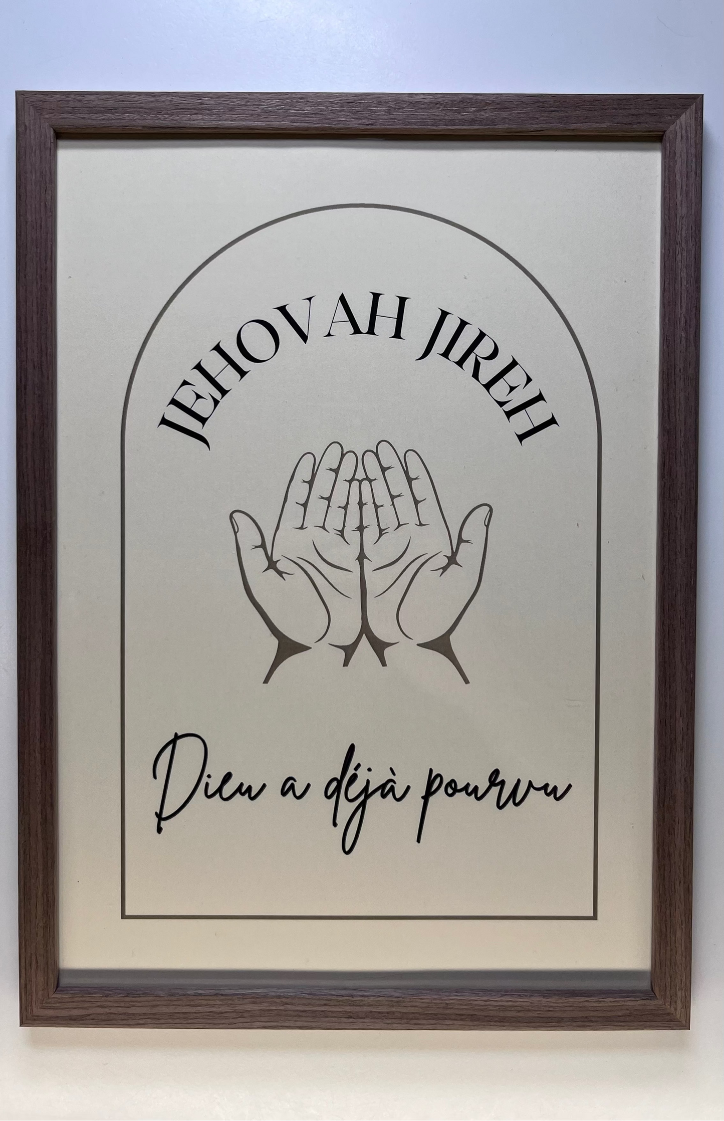 Cadre "JEHOVAH JIREH"