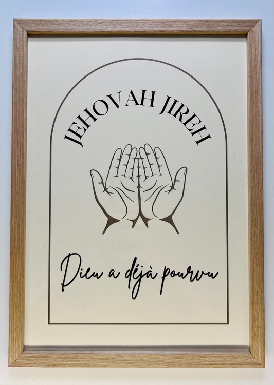 Cadre "JEHOVAH JIREH"