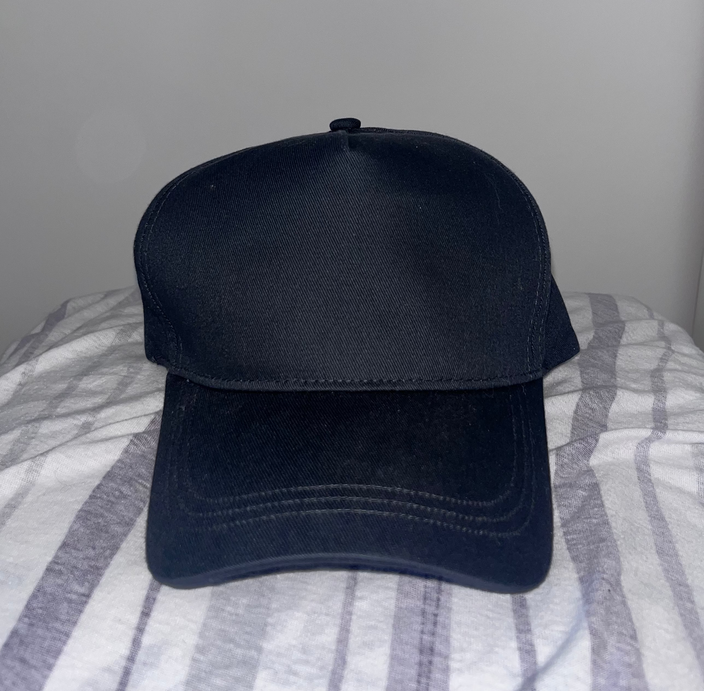 Casquette Croix Brodée Noir