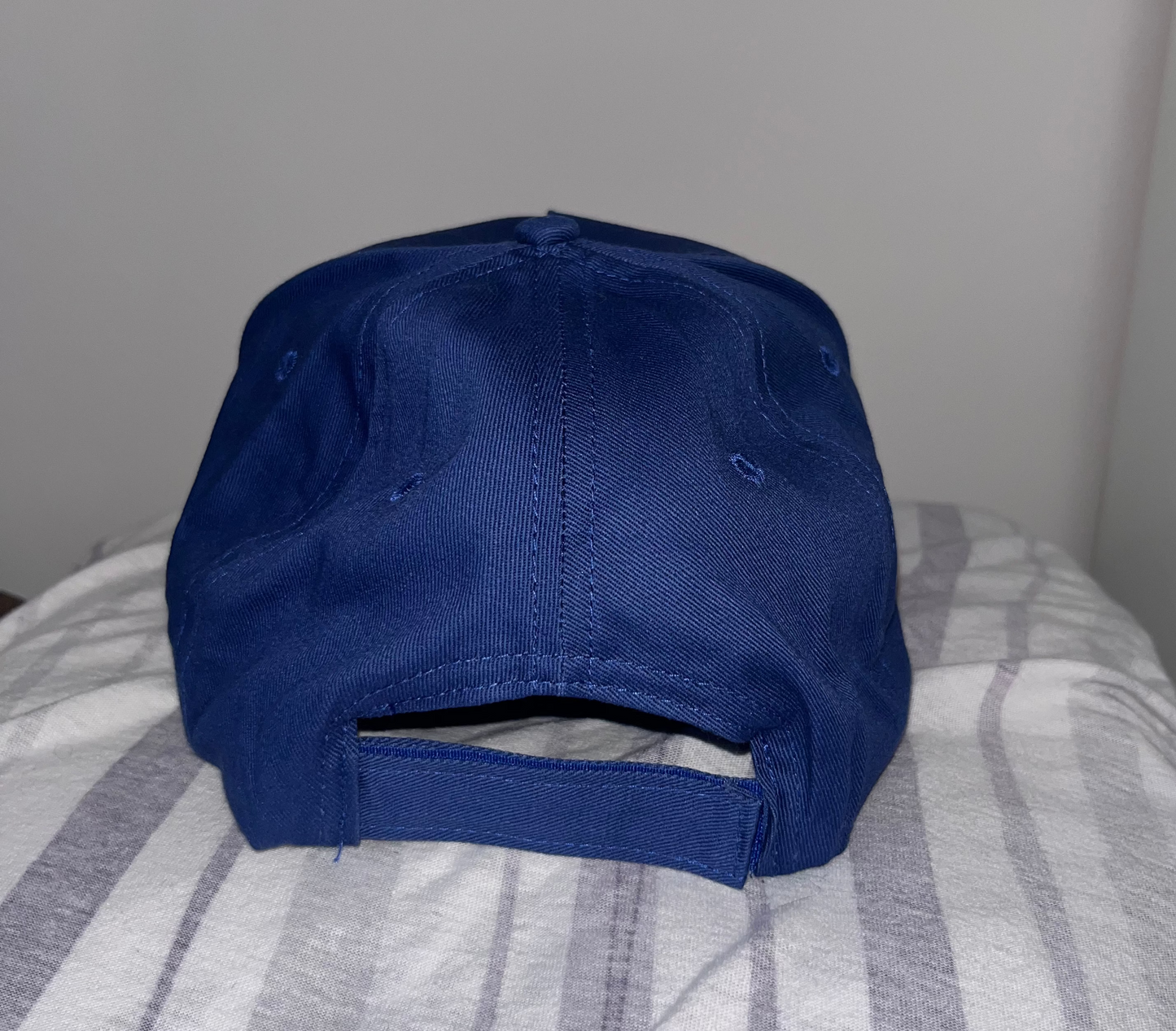 Casquette Croix Brodrée Bleu Marine